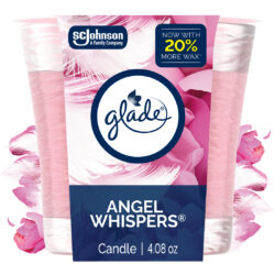GLADE SCENTED CANDLE - 4.08 oz ANGEL WHISPERS