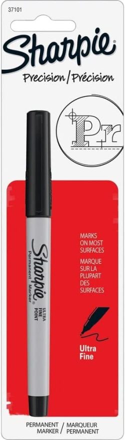 SHARPIE MARKER ULTRA FINE 1ct PERMANENT - BLACK