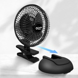 FAN 6" DESK/CLIP COMBO 2 SPD-BLK