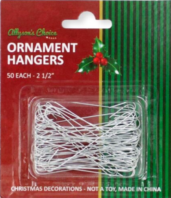 ORNAMENT HANGER  - 2.5"  50ct
