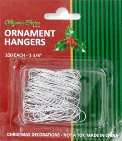 ORNAMENT HANGER  - 1.375"    100ct