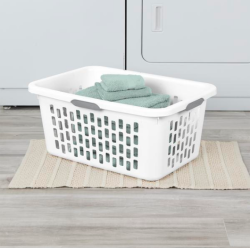 LAUNDRY BASKET-2 BUSHEL ULTRA WHITE - Image 4