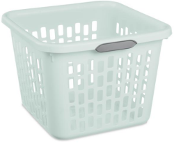LAUNDRY BASKET-SQ 1.5 BUSHEL MINT - Image 1