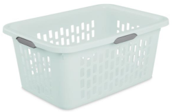 LAUNDRY BASKET-2 BUSHEL MINT - Image 1
