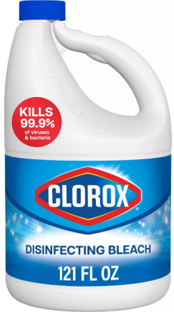 CLOROX BLEACH 3.57L  (  121oz ) - ORIGINAL CONC.