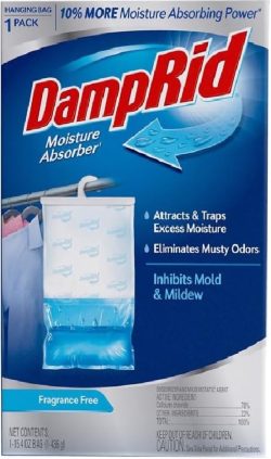 DAMPRID HANGING MOISTURE ABSRBR 1pk  15.4oz - FRGRNC FREE