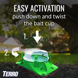 TERRO LIQUID ANT BAITS - OUTDOOR BAIT STATIONS 4pk - Image 3