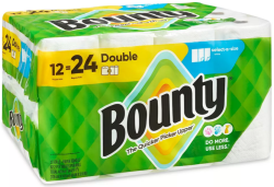 BOUNTY PLUS PAPER TOWEL 82ct 2 ply SELECT-A-SIZE