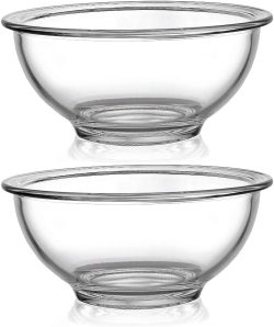 BOVADO GLASS MIXING BOWL-2 PAK 1 QT