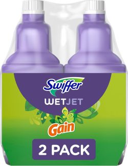 SWIFFER WETJET SOLUTION 2pk 1.25L REFILL - GAIN