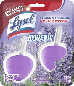 LYSOL AUTOMATIC TOILET BOWL CLNR  2ct  LAVENDER - Image 1