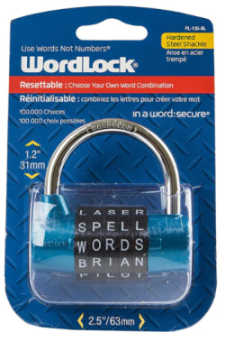 WORD PADLOCK-5 DIAL