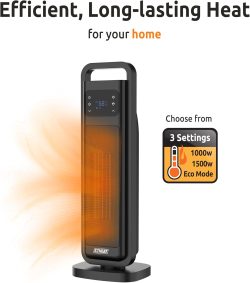 HEATER CERAMIC TOWER OSCILLATING DIGITAL W/REMOTE - Image 5